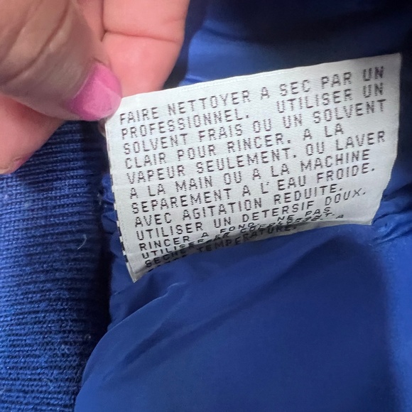 Royal Blue Sleeveless Insulated Vest With Snap Buttons & Pockets - Size S - Picture 11 of 13